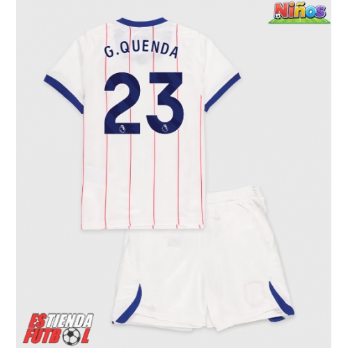 Chelsea Geovany Quenda #23 Tercera Equipación Niños 2026-27 Manga Corta (+ Pantalones cortos)